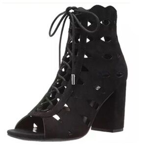 Guess open toe booties